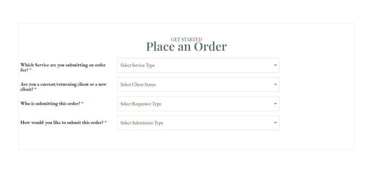 Place an Order - Get Started CROPPED
